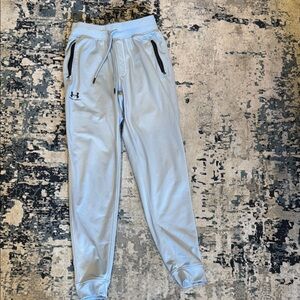 Under Armour Light Blue Joggers with Black Details